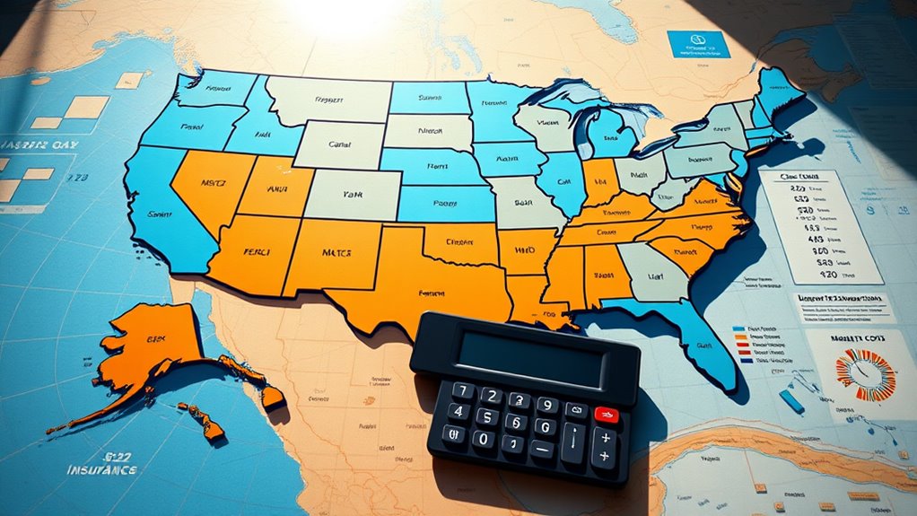 sr 22 cost state comparison